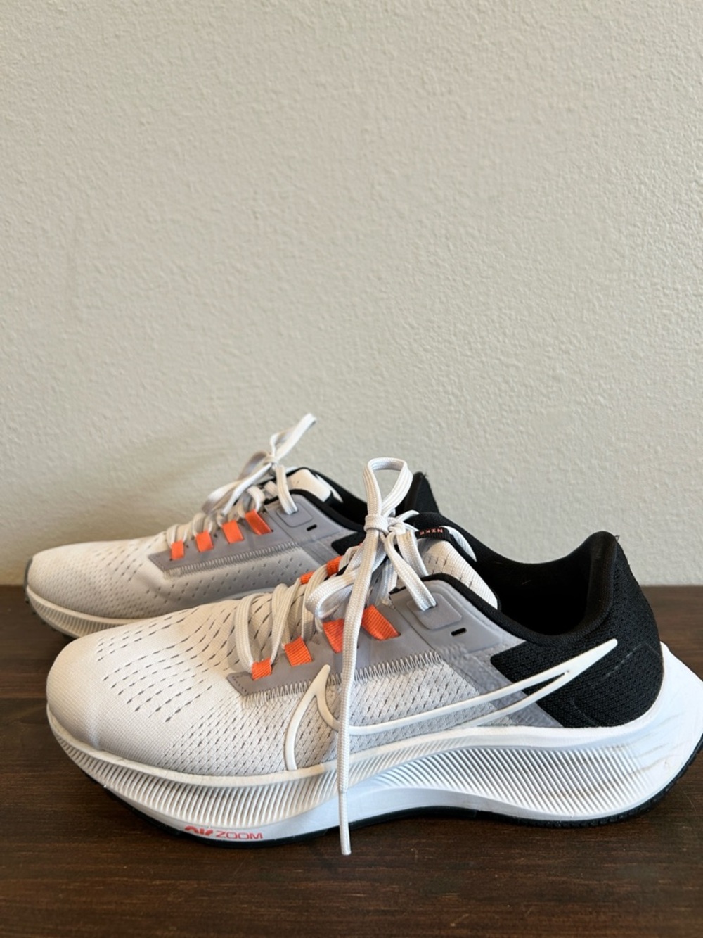 Nike Air Zoom Pegasus Running Shoes with Black & Coral Accents - Picture 3 of 4